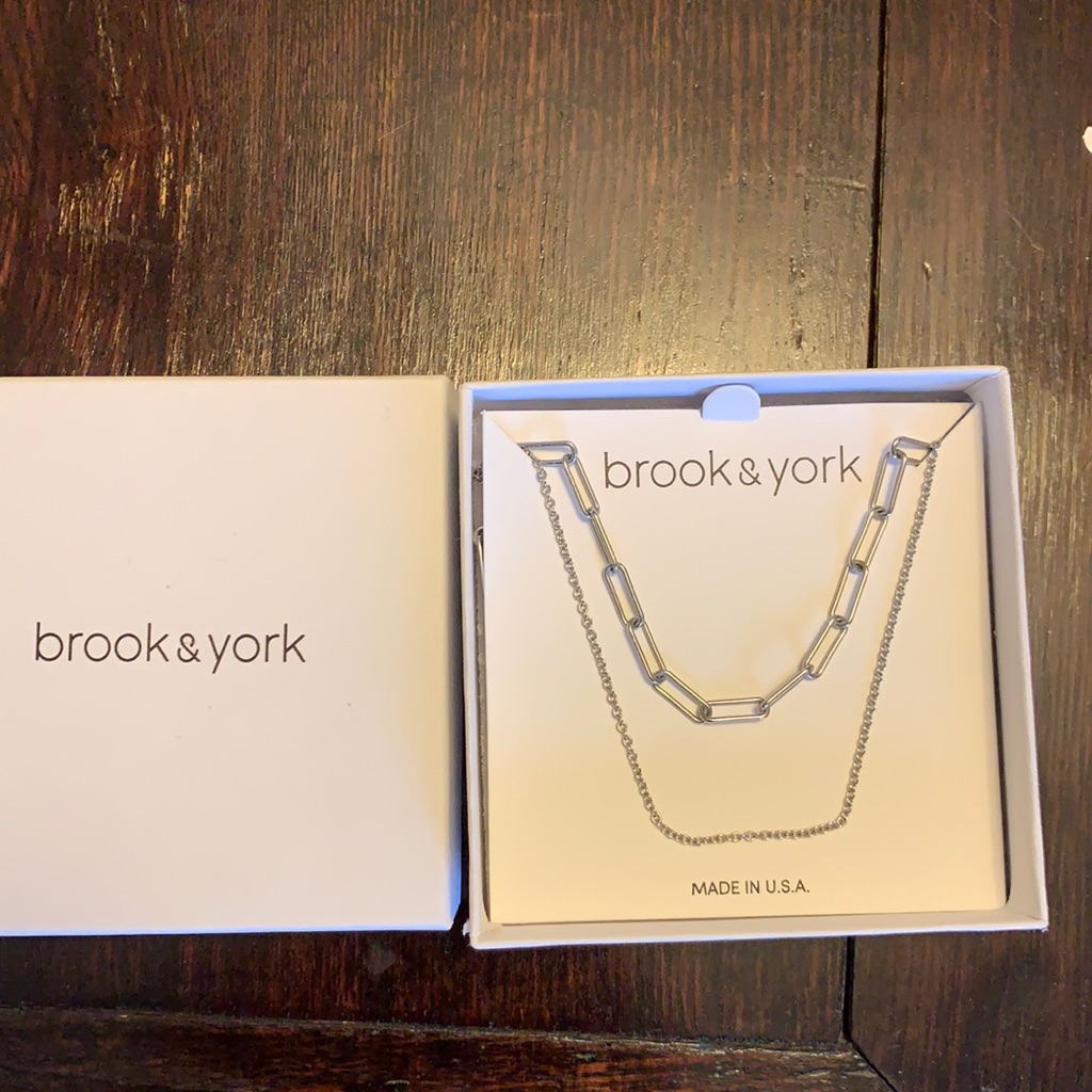 Brook And York Set Of Necklaces Link Brand New
